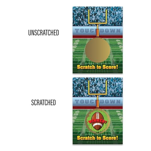 My Scratch Offs Football Field Goal Scratch Off Game Cards 26 Pack - 2 Winning and 24 Sorry - style: Football Field Goal