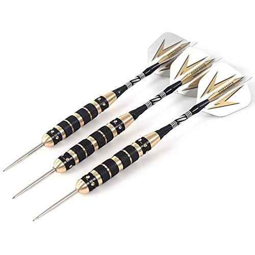 CUESOUL 20/21/22/23/26 Grams Steel Tip Darts - Black Coating Brass Barrels - color: F1201-23g