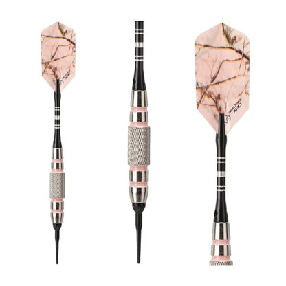 Fat Cat Realtree APC Pink Camo Soft Tip Darts with Storage/Travel Case, 16 Grams
