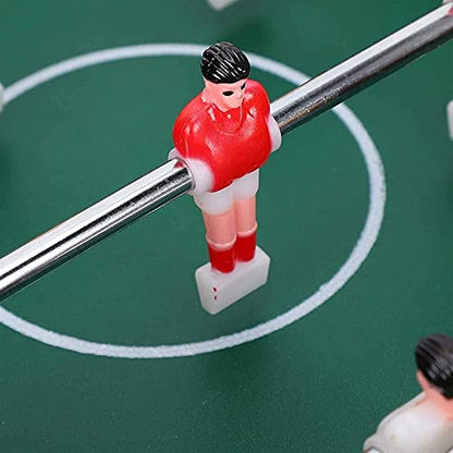 Tabletop Foosball Table- Portable Mini Table Football/Soccer Game Set with Two Balls and Score Keeper for Adults and Kids Play
