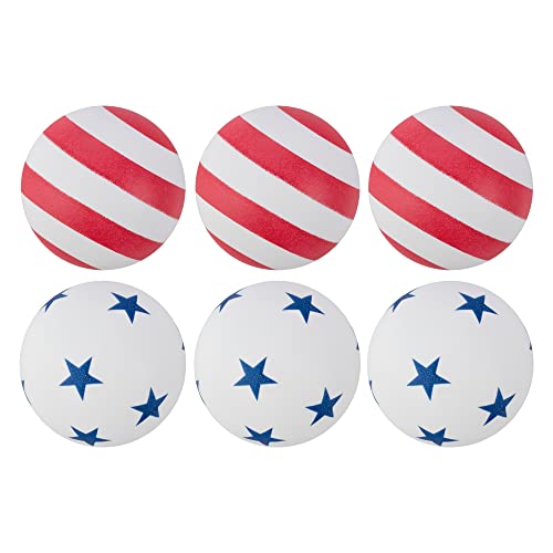 STIGA 1-Star Balls - color: Stars and Stripes, size: 6 Pack