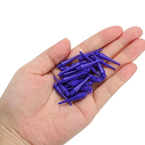 PATIKIL Plastic Dart Tips, 30 Pack 2BA Thread Soft Dart Tips Plastic Tip Soft Tip, Blue