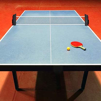 Relaxdays Table Tennis TT Ping Pong Net Retractable Portable Clamp Bracket, Multi, One Size