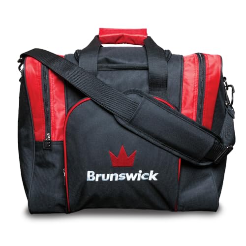 Brunswick Attack Single Tote Bowling Bag - color: Grey