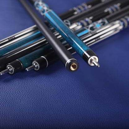 Glass Fiber Pool Cue, 2-Pieces Pool Cue Stick - 58" Professional Billiard Pool Cues Sticks, 19-20 oz Professional Pool Stick Set (with Cue Case & Glove) - color: Only Cue A