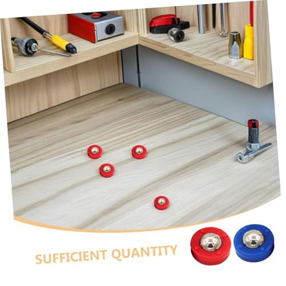 Abaodam 30pcs Mini Shuffleboard Replacement Pucks with Precision Rollers for Tabletop Curling Game Portable Sliding Beads for Family Gatherings and Party Entertainment