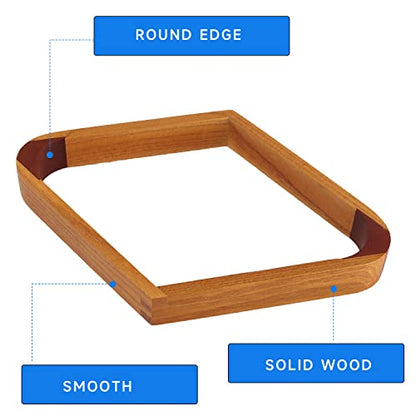 GSE Games & Sports Expert Solid Wood Billiard 8-Ball Triangle / 9-Ball Diamond Pool Ball Racks for 2-1/4" Pool Balls, Pool Table Accessories - color: 2-Tone Oak, style: 9-Ball Diamond Rack