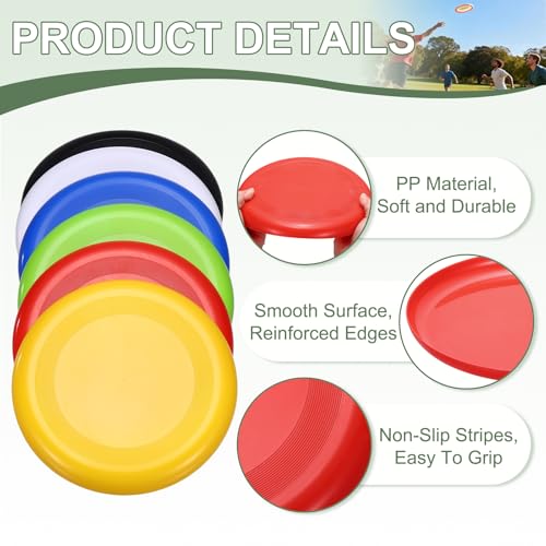 Soft Flying Disc, Sports Flying Discs All Ages Outdoor Flying Disc Training Playing Lightweight Durable - color: Black