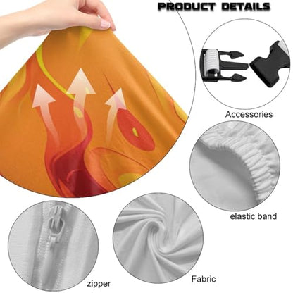 Butterfly Flame Water Print 4 Pieces Gaming Chair Covers Slipcovers Stretch Game Chair Cover with Armrest Covers Universal Fit Rotating Gaming Armchair Protector - color: Butterfly Flame Water