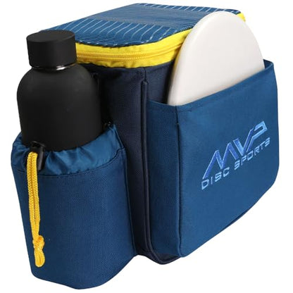 MVP Disc Sports Cell Disc Golf Starter Bag (Choose Your Favorite Color) - color: Light Cobalt/Midnight Blue