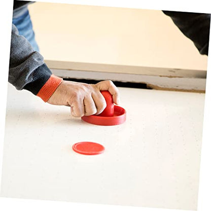 Abaodam Air Hockey Pusher and Puck Set 96mm Replacement Accessories for Air Hockey Tables Sturdy Plastic Strikers High Precision