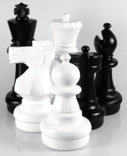 Chess House Giant Chess Set - 25 inch King, 32 Pieces, All-Weather Outdoor