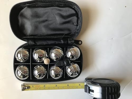 BuyBocceBalls Listing - 8 Ball 35mm Metal Mini Bocce/Petanque Set with Black Bag - Single