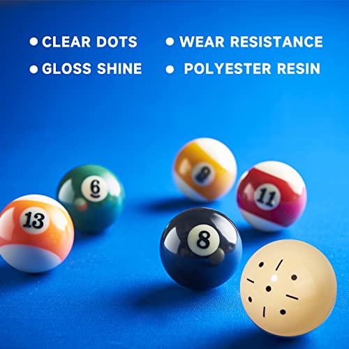 GSE Games & Sports Expert Billiard Practice Training Cue Ball, AAA-Grade PRO Cup Standard Pool Billiard Cue Ball (6 oz 2-1/4" Several Colors Available) - color: Black Cross