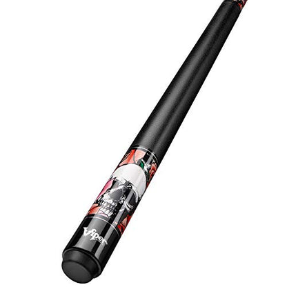 Viper by GLD Products Underground 58" Pool Cue - color: Skulls and Roses, size: 21 Ounce