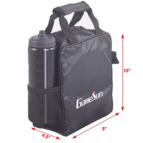 Disc Golf Set with 6 Discs and Mini Disc,Starter Disc Golf Bag,Towel - color: Black