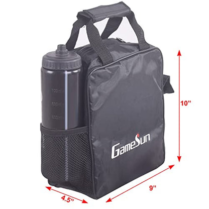 Disc Golf Set with 6 Discs and Mini Disc,Starter Disc Golf Bag,Towel - color: Black