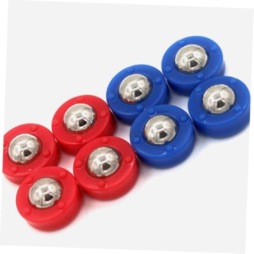 LIOOBO 20pcs Mini Shuffleboard Replacement Pucks Set Tabletop Shuffleboard Accessories for Indoor Games Sturdy Roller Beads for Curling Fun