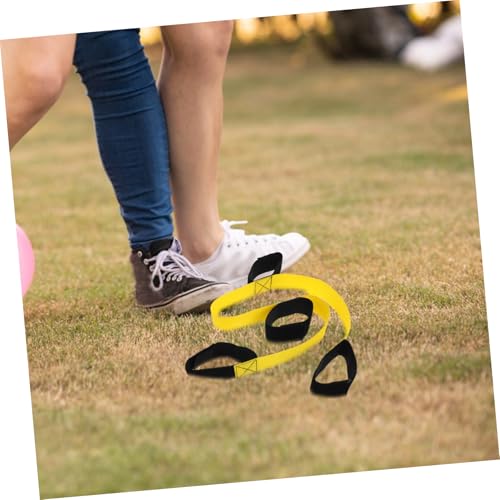 Yardwe 2Pcs Giant Footsteps Bands for Team Building Outdoor Relay Race Game for Adults Interactive Carnival Fun for Family Gatherings Skill Development Activities