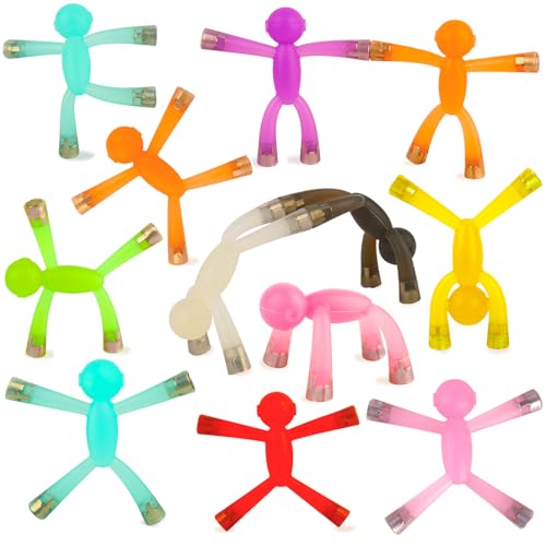 Laleay 12pcs Magnetic People for Refrigerator, Fridge Magnets for Adults Kids Gifts, Magnetic Men for Teens Gifts, Kids Sensory Toys - size: 12pcs