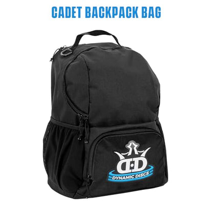Dynamic Discs Disc Golf Starter Set | Cadet Backpack Disc Golf Bag Included | 17 + Disc Capacity | Prime Burst Frisbee Golf Set Included | Putter, Midrange, Driver | 170g Plus