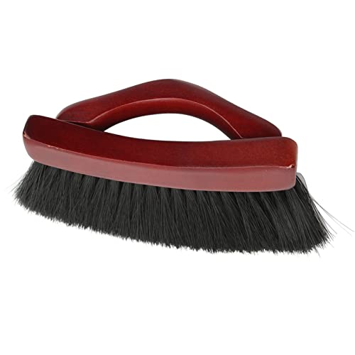 Changor Pool Table Brush PVC Arc Shaped Ergonomic Wood Handle with Hanging Hook for Rail Corner Cleaning