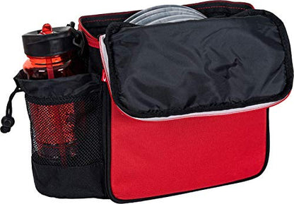 D·D DYNAMIC DISCS Latitude 64 Slim Disc Golf Bag | Introductory Disc Golf Bag | Great for Beginners and Casual Disc Golf Rounds | Lightweight and Durable Frisbee Golf Bag | 8-10 Disc Capacity - color: Red