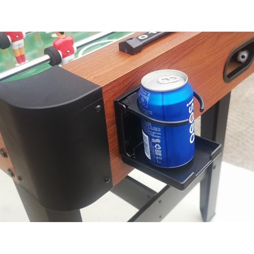 Virubi Foosball Table, 48 Inch Soccer Game Table with Adjustable Weight, Steel Sporty Design Football Table for Kids Adult Family Indoor Games