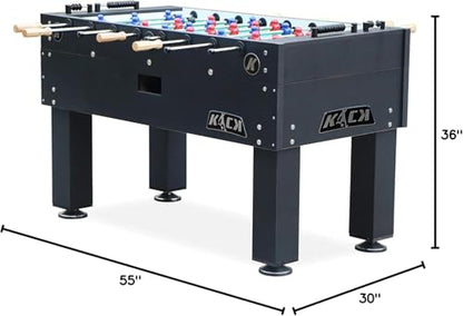 KICK Titan 55" Tournament Foosball Table – Professional Competition Game Table - color: Black
