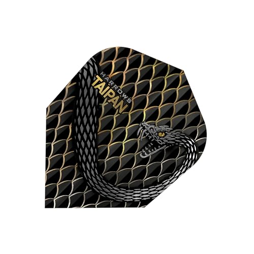 Harrows TAIPAN FLIGHTS | Set of 5 Premium Extra Strong Dart Flights (15 Flights) - color: Gold