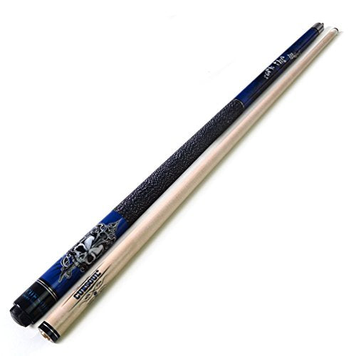 CUESOUL 58 inch 1/2 Maple Pool Cue Stick Kit-Rockin Series - color: G405, size: 21oz