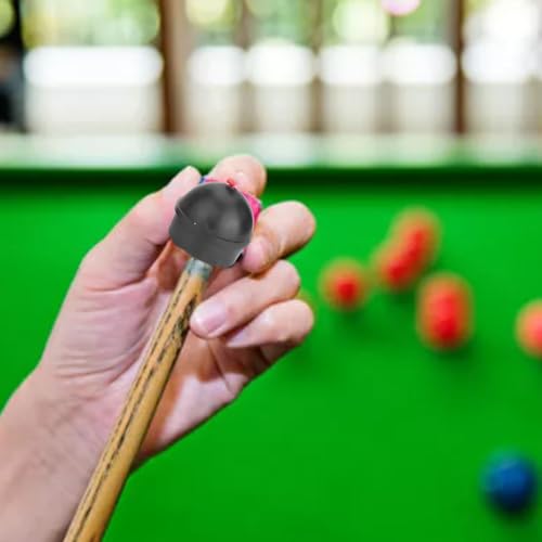 2 PCS Non Slip Cue Tip Chalk, Billiard Chalk Holder with Cord, Pool Chalk Holder, Billiard Pool Cue Chalk Holder for Snooker Pool