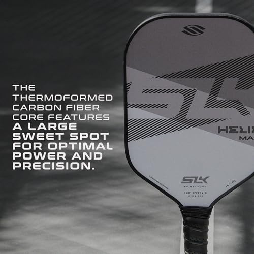 Selkirk Sport SLK Helix Pro Pickleball Paddle | Carbon Fiber & Fiberglass - color: Legend Gray