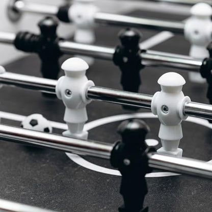 Marsrut 26pcs Foosball Replacement Players, Foosball Men Table Parts, Plastic Soccer Player Guys Set for Football Table - color: 13 Black, 13 White