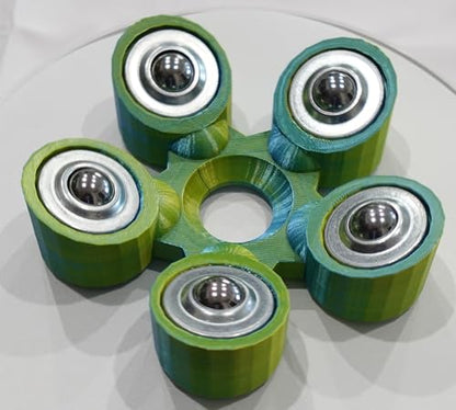 Bowling Ball Spinner - color: Chameleon (Blue and Yellow)