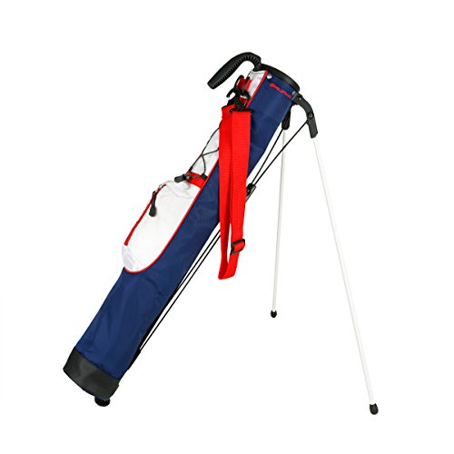 Orlimar Pitch ’n Putt Lightweight Sunday Golf Bag with Stand, Ultra-Light Carry Design, Two-Way Divider Top, Shoulder Strap, Compact Carry Golf Bag for Men & Women - color: USA