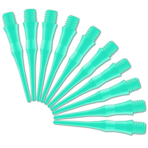 2BA Thread Plastic Tip Dart Points100 Pcs Plastic Tip Darts Soft Dart Tips Replacement Dart Accessories Thread Dart Tips Plastic Points for Tip Darts Soft Tip Dart Tips