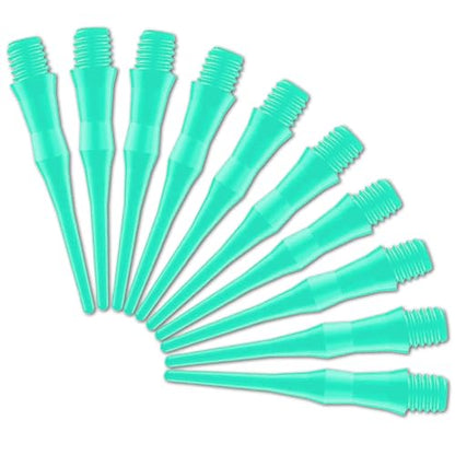 2BA Thread Plastic Tip Dart Points100 Pcs Plastic Tip Darts Soft Dart Tips Replacement Dart Accessories Thread Dart Tips Plastic Points for Tip Darts Soft Tip Dart Tips