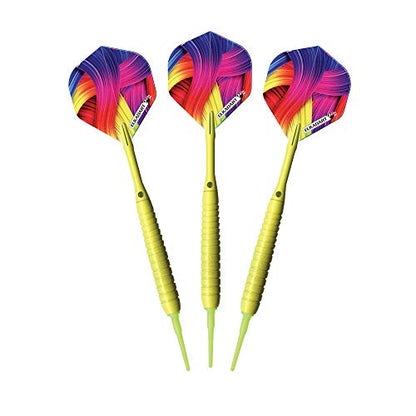 Elkadart Neon Soft Tip Darts, 18-Gram - color: Yellow