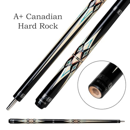 Carbon Fiber Pool Cue,11.8mm/12.5mm Low Deflection Cue Stick,Professional Pool Stick with Case - color: MK5+Extension, size: 11.8mm