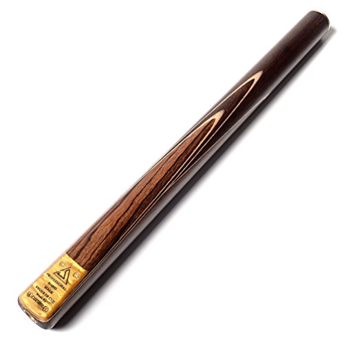 CUESOUL 3/4 Jointed Snooker Cue 57 inch Handcraft with Extension/Joint Protector Packed in Leatherette Cue Bag - color: 306 with Aluminium Cue Case