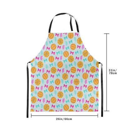 Manfei Volleyball Kids Kitchen Apron - color: Orange