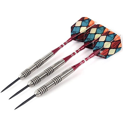 CUESOUL 22/24/26 Grams Tungsten Steel Tip Darts Set 95% Tungsten - color: 26 Grams-Case