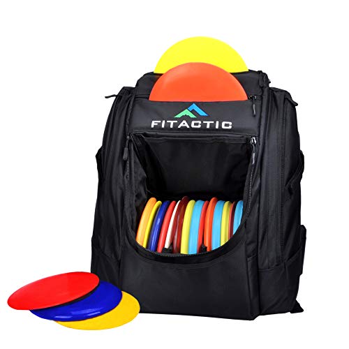 FITACTIC Luxury Frisbee Disc Golf Bag Backpack (Capacity: 25-30 Discs)