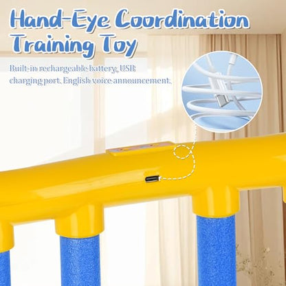 Reflex Drop Sticks Challenge Game - 3 Adjustable Speed Modes, Hand-Eye Coordination & Reaction Training Toy, Fun Catch Falling Sticks Game for Kids, Adults