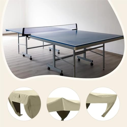 Outdoor Ping Pong Table Cover 1pc Table Tennis Cover Waterproof Reinforced Stitching Weather Resistant Protector Outdoor Ping Pong Dust Portable