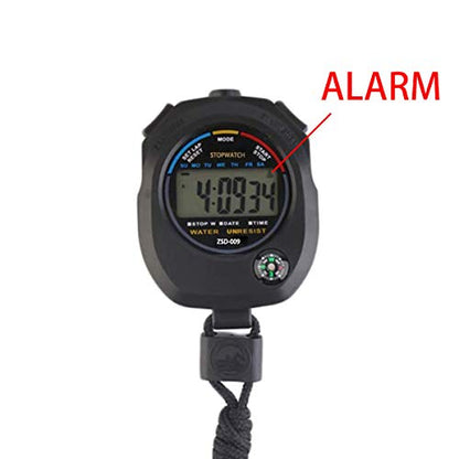 6 Pack Multi-Function Electronic Digital Sport Stopwatch Timer, Large Display with Date Time and Alarm Function,Suitable for Sports Coaches Fitness Coaches and Referees - style: 6pack