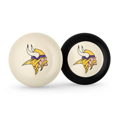 Imperial NFL Logo Cue Ball & 8 Ball Combo Set - color: Minnesota Vikings, White