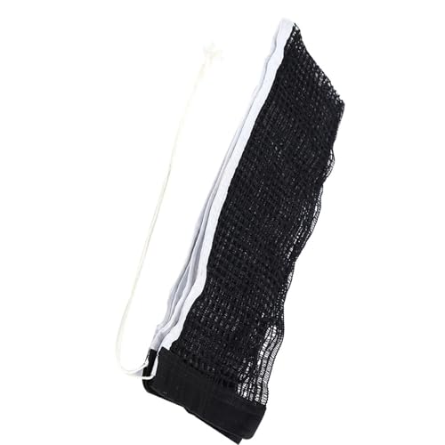 Durable Table Tennis Net Replacement for Training Made of Strong Cotton Great for Schools or Leisure Centers, Black, 70.9x5.5in, 1pc