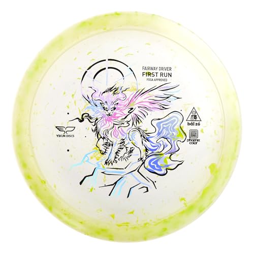 Yikun PDGA Disc Golf Fairway Driver|Pro Worlds 2025 Limited Edition|170-176g Perfect for Outdoor Games and Competition - color: yellow